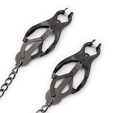 Morsetti Capezzoli in Metallo Nero senza Nickel per Passione